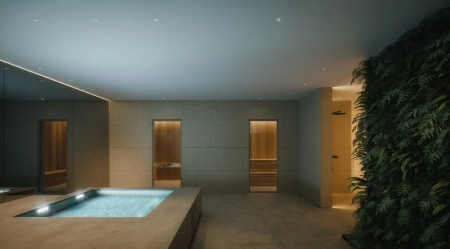 Visualisierung: Spa und Ruhebereich