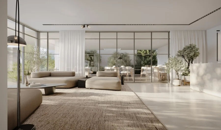 Visualisierung: Lobby und Empfang